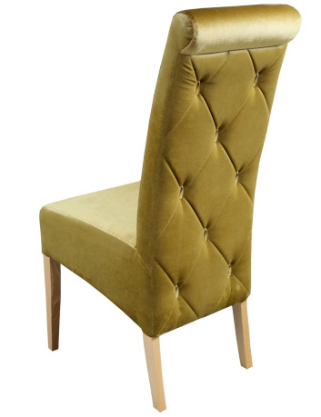 TAPICEROWANE KRZESŁO WAŁEK ĆWIEKI K49 JUSTYNA