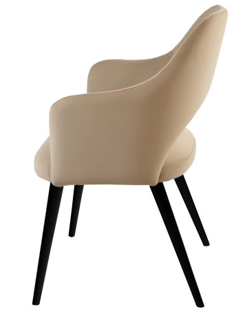 TAPICEROWANE KRZESŁO Z DZIURĄ K58 LILIA