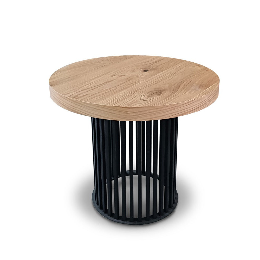 STOLIK OKRĄGŁY NOWOCZESNE METALOWE NOGI Ł-15 STYL GLAMOUR