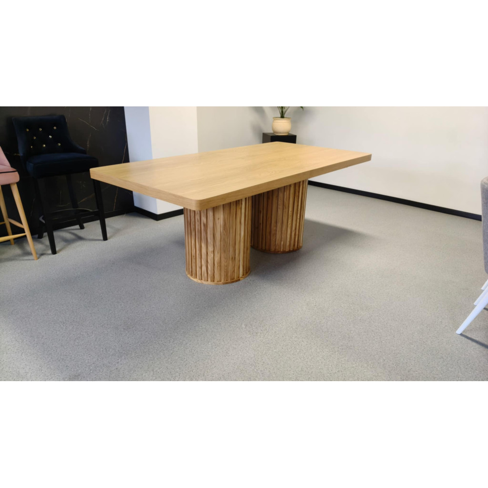 STÓŁ S65 DĘBOWY KOLUMNOWY