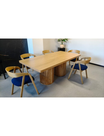 STÓŁ S65 DĘBOWY KOLUMNOWY