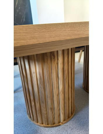 STÓŁ S65 DĘBOWY KOLUMNOWY